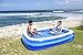Jilong Rectangular Family Inflatable Pool for Ages 6+, Blue, 103