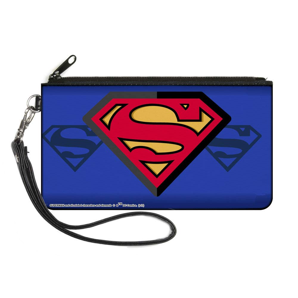Buckle-Down Women's Zip Wallet Superman Small, Multicolor, 6.5" x 3.5"