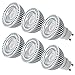 Lightone GU10 LED Bulbs, 800LM 100W Halogen Bulbs Equivalent, Daylight White 6000K, 10W, MR16, 6-Pack