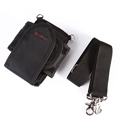 Foto4easy Black Nylon Waist Pouch Bag with Belt for DSLR Camera Monopod Tripod Great for Your Travelling and Outdoor Photography