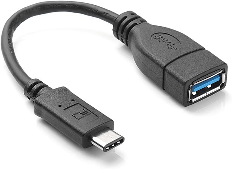KuGi Microsoft Lumia 950 / 950XL OTG Cable, Ultra-thin USB 3.1 Type-C male to USB 3.0 Female OTG Host Cable For Microsoft Lumia 950 / 950XL smartphone (Black)