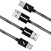 Smart&Cool 5 Feet Gen6 Magnetic USB-A to USB-C Fast Charging (When Work with QC Adapter) and Data Sync Cable for Galaxy S8/S8 Plus/S9, LG G5/G6, Nokia 950/950XL etc. (5ft-Black&Silver Twin-Pack)