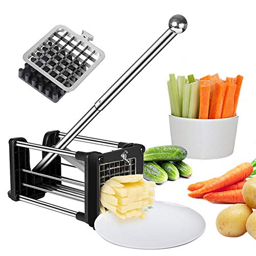 French Fries Cutter Fry Maker Press Stainless Steel Potato Slicer with