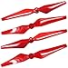 9450S Propellers for DJI Phantom 4, FineGood 2 Pairs (4 pcs) of Propeller Blades for Drone Quadcopter Helicopter - Red
