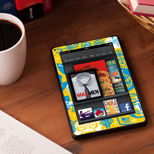 Kindle Fire Skin Kit/Decal - SciFi (will not fit HD or HDX models)