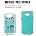 Grand Prime Case, MagicSky [Shock Absorption] Studded Rhinestone Bling Hybrid Dual Layer Armor Defender Protective Case Cover for Samsung Galaxy Grand Prime G5308 2015 (Sleeping Owls)