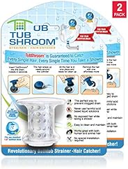 TubShroom The Revolutionary Tub Drain Protector Hair