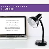 Homelife Classic 35W Flexi Desk Lamp Onyx Black L958BK UK Plug view 2