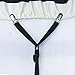 Small Crisscross Twin Size Bed Full Size Bed Fitted Sheet Straps Suspenders Gripper/Holder/Fastener -Keep Your Bed Sheet in Place! Small Style for Your Twin Size Bed/Full Size Bed - Black - One Set