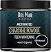 Del Mar Naturals Activated Charcoal Teeth Whitening Activated Charcoal Powder, Natural Teeth Whitener - 4 oz,