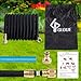 GLOUE 75FT Garden Hose,Solid Brass Connector,2017 Update Strongest Hose,Sealing Rings,Durable Latex Core and Strength Fabric Polyester for Cars Expandable Hose,addition a Portable Quick Connector