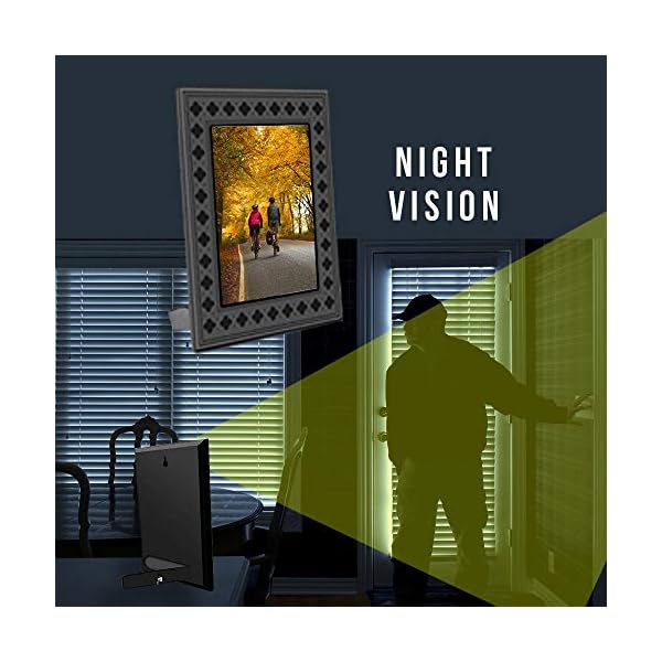 NuCam Yieye WiFi Photo Frame Hidden Spy Camera for Home/Office Security