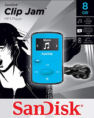 4 SanDisk+8GB+Clip+Player+Blue
