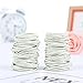 Hamosky Rubber Band Paper Bills Dollars Money Elastic Stretchable Bands 500Pcs，Size 38mm /1.49 Inches (White)