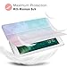 MoKo Case Fit 2018/2017 iPad 9.7 6th/5th Generation - Slim Lightweight Smart Shell Stand Cover with Translucent Frosted Back Protector Fit Apple iPad 9.7 Inch 2018/2017, Water Color(Auto Wake/Sleep)