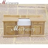 Dollhouse Fine 1:12 Scale Dollhouse Miniature Furniture Wooden Hand Carved Sink