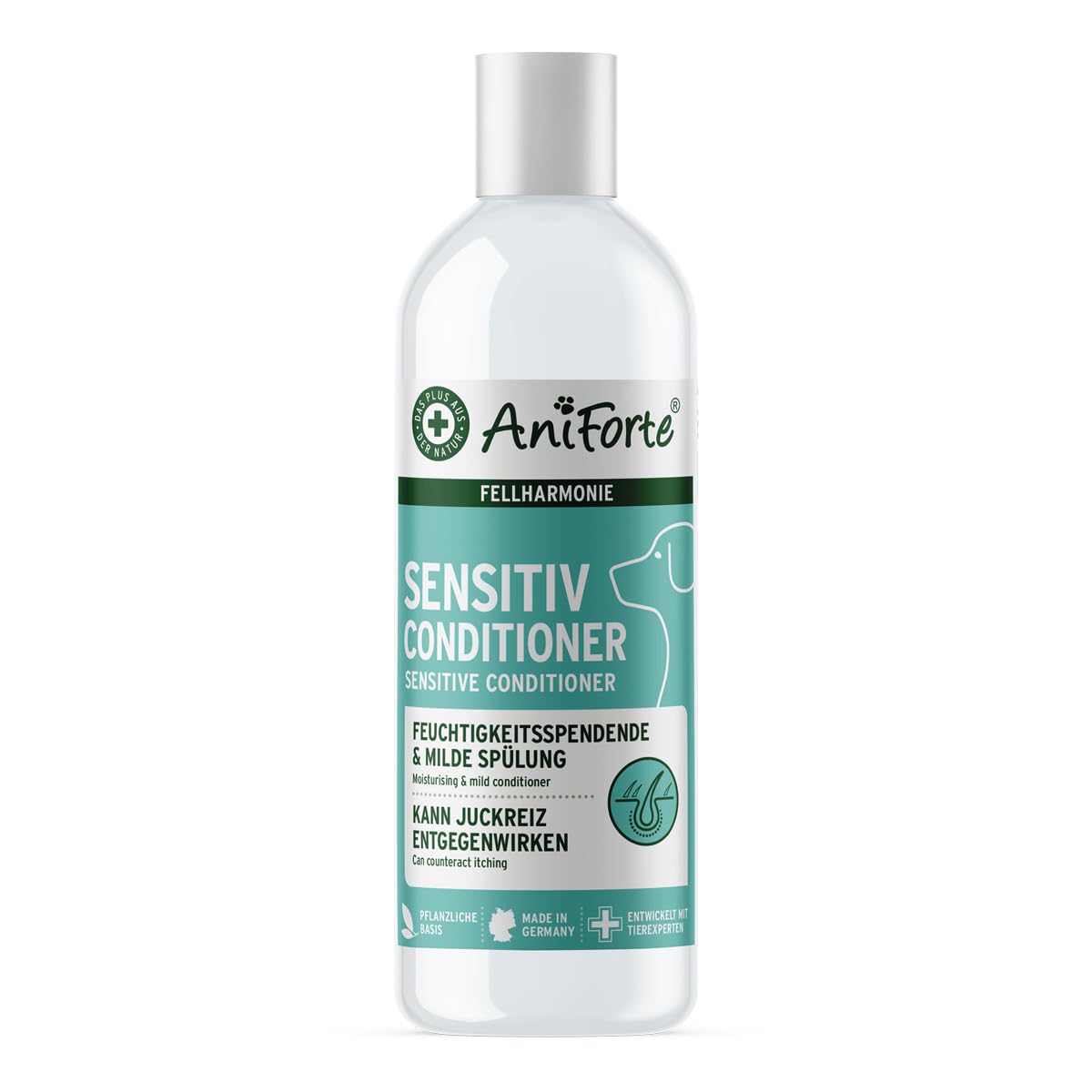 AniForte Fellharmonie Conditioner for Dogs 200ml - Natural Dog Shampoo Conditioner for Long Hair and Short Hair, Care and Protection with Aloe Vera, No More Matted Fur