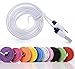 JustJamz 3 Feet 1 Meter (10 PACK) Multi Color Flat Noodle Lightning to USB Cable for iPhone 7 6S 6S Plus 6 Plus 5s 5 5c 8 pin Lightning Assorted Colors