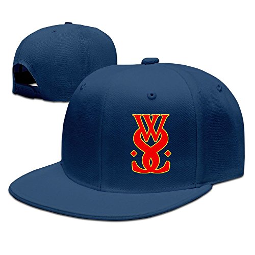 While She Sleeps Logo Unisex 100% Cotton Navy Adjustable Snapback Trucker Hat One Size