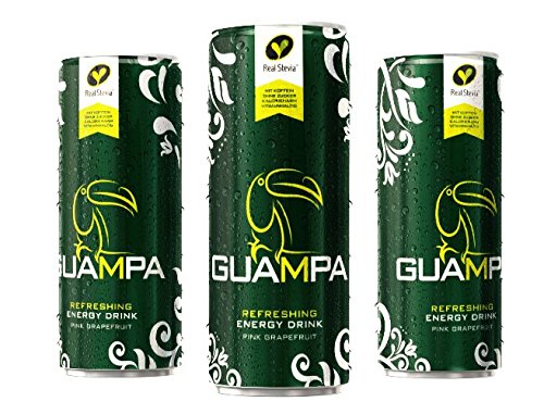4260183738572 EAN - 24er Tray Guampa Energy Drink Stevia Pink