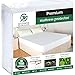 HYPNOS Twin Size Mattress Pad Protector Premium 100 Percent Waterproof Cover Terry Cotton Topper
