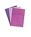 Ooly Glamtastic Small Glitter Notebook - 64 Line Sheets Each - Set of 3 Colors - Magenta, Pink, and Purple - 4