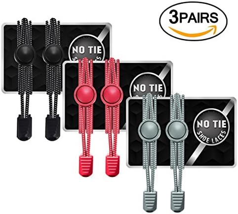 Airror Elastic No Tie Shoelaces Best Lock for Running and Walking Shoes