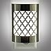 GE CoverLite LED Night Light, Decorative, Plug-In, Smart Dusk-to-Dawn Sensor, Home Décor, Ideal for Bedroom, Bathroom, Kitchen, Hallway, 1 Pack, 29847, Brushed Nickel | Moroccan