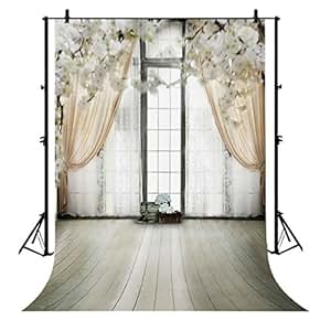 Amazon.com : 7x5ft Flowers Tree White Curtain Wedding
