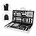 Albessel Professional BBQ Grill Tool Set,Stainless Steel BBQ Grill Set,Outdoor BBQ Grill Tool Set - 33 Pieces with Case