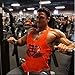 Men Muscle Fitness Gym Stringer Tank Tops Bodybuilding Workout Sleeveless Shirts (Red, US M : (Chest 36