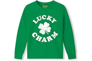 BesserBay Kids St. Patrick's Day Theme Long Sleeve Shirt Soft Cotton Irish Top 2-10 Years