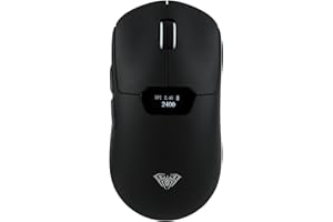 MechLands Aula SC390 Lightweight Gaming Mouse with Display Screen, 2.4G/USB-C/BT Wireless Mouse with 400mAh Battery, Adjustab