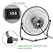 OPOLAR 9 Inch USB Fan, USB Powered Desk Fan (No Battery), Enhanced Airflow, Lower Noise, Two Speeds, Perfect Personal Cooling Fan for Home Office Desk-Gray