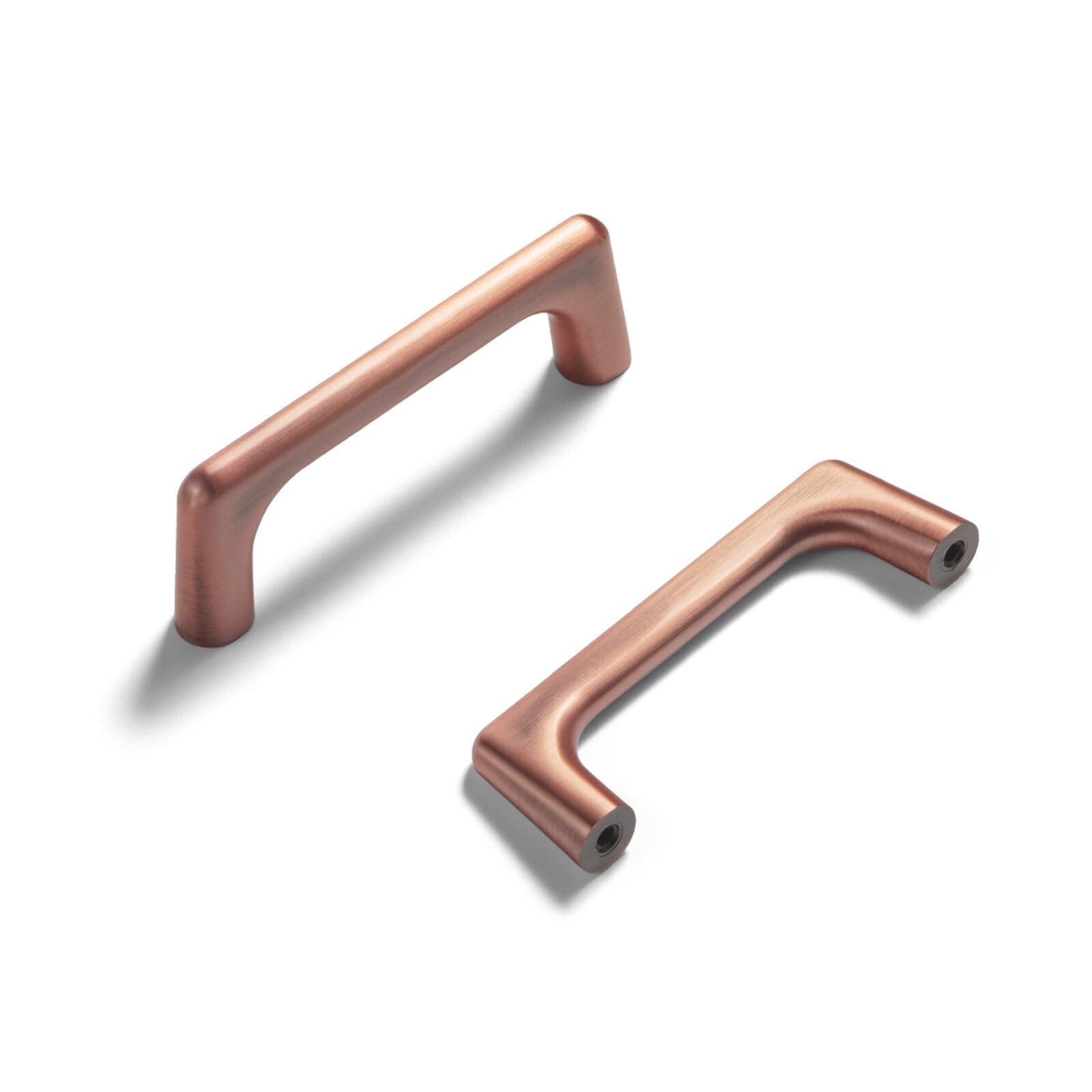 Goo-Ki Brushed Copper Cabinet Pulls with 3''Hole