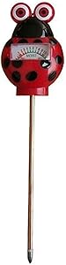 AM Conservation Group Indoor & Outdoor Soil Moisture Meter - Simply Conserve | Ladybug Themed Moisture Meter for Plants w/Easy to Read Dial | Single Pack (MM071-L)