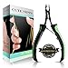 Cuticle Nipper – Half Jaw Professional High Quality Stainless Steel Nail Clippers – Maximum Comfort Grips – Ergonomic Spring Control - Durable Manicure and Pedicure Tool – Beauty Tool Perfect for Fingernails and Toenails – Cuticle Nippers With Money Back Guarantee