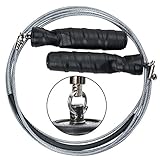 Newdora Steel Wire Jump Rope with PVC coating and Close Loop connection bewteen Cable and Handles