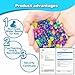 MKOAWA Water Beads Rainbow Mix (50000 beads) 12 Color 9.5 Ounces for Orbeez Spa Refill,Kids Tactile Sensory Toys and Décor