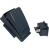 3 Pin 6V 12V 24V Foot Pedal Switch for Ride On Car Trax Replacement Parts | Powered Wheels Kids Electric Cars Accelerator Switch Trax Jeep SUV Truck Tractors Black Socket