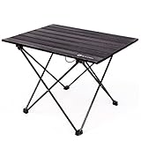 TRIWONDER Ultralight Folding Camping Aluminum Table Portable Collapsible Roll-Up Table for Outdoor Camping Picnic BBQ Beach Fishing