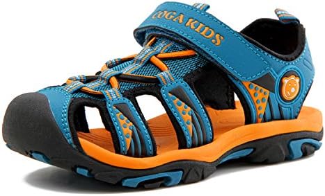 Boys' & Girls' Outdoor Sport Closed-Toe Sandals Kids Velcro Breathable Mesh Water Sandals Shoes