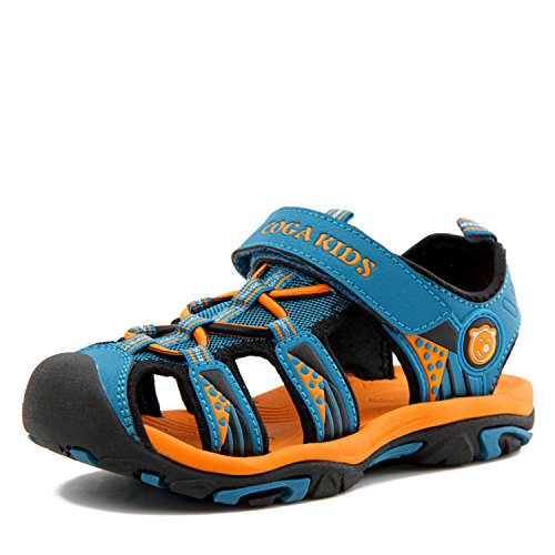 Boys' &amp; Girls' Outdoor Sport Closed-Toe Sandals Kids Velcro Breathable Mesh Water Sandals Shoes