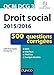 QCM DCG 3 - Droit social 2015/2016 - 3e éd.: 500 questions corrigées (Express DCG) by 