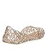 Layered Lines Jelly Ballet Flats Clear 7 B(M) US