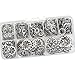Sutemribor 420PCS 304 Stainless Steel Internal Tooth Star Lock Washers Assortment Set, 8 Sizes - M2 M3 M4 M5 M6 M8 M10 M12