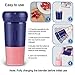 Portable Blender, Hosome Cordless Personal Blender Shakes and Smoothies, Single Serve Mini Mixer, USB Rechargeable Home Office Sports Travel Outdoors