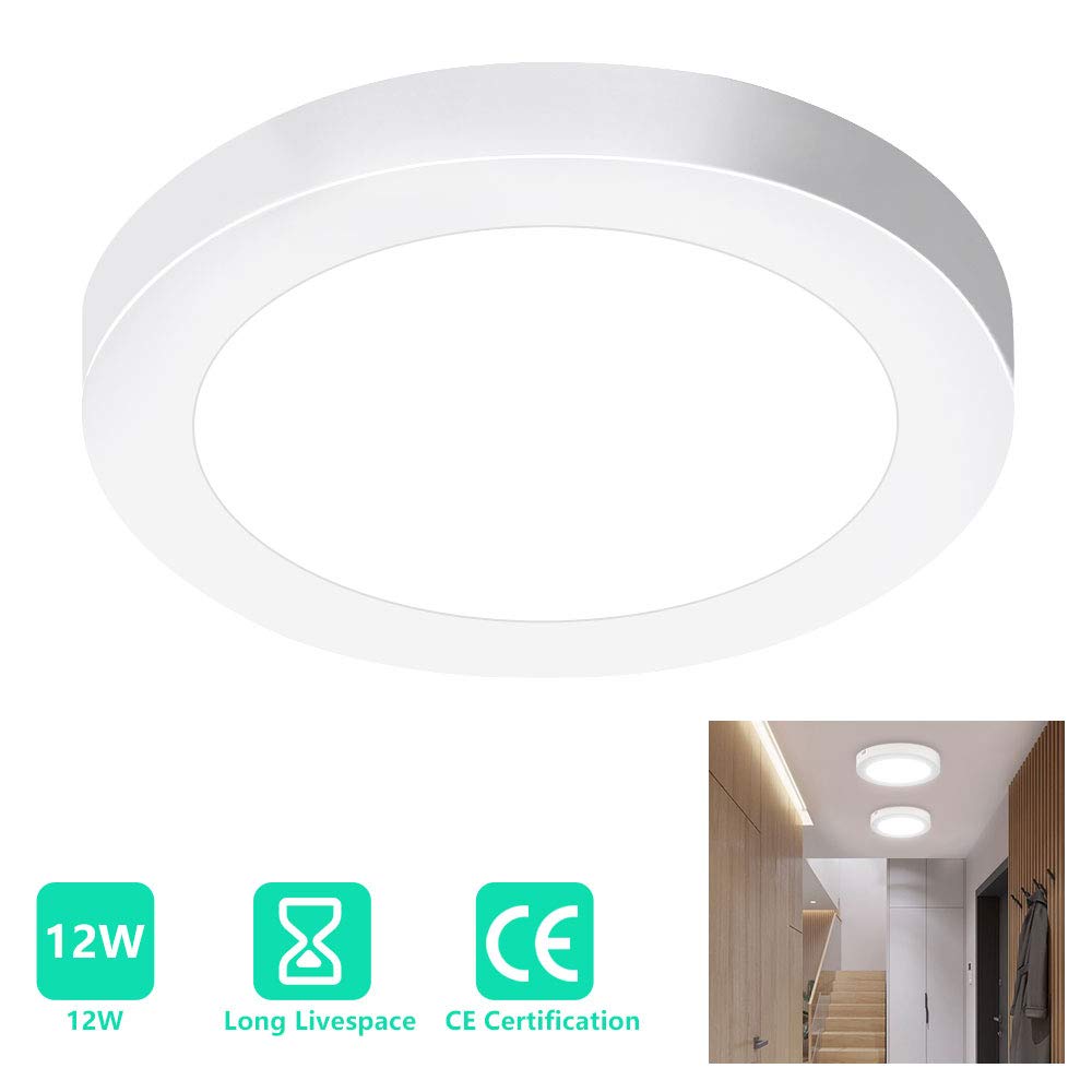 Kitchen 12w Ceiling Light Panel Ceiling Lamp Square Flush Mount Surface Mounted Led Kitchen Ceiling Light