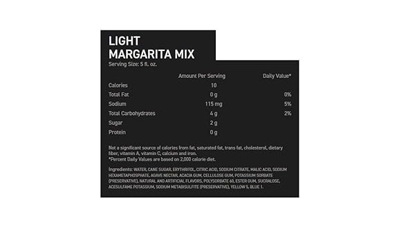 MR. & MRS. T MIXER MARGARITA SKINNY, 33.79 OZ