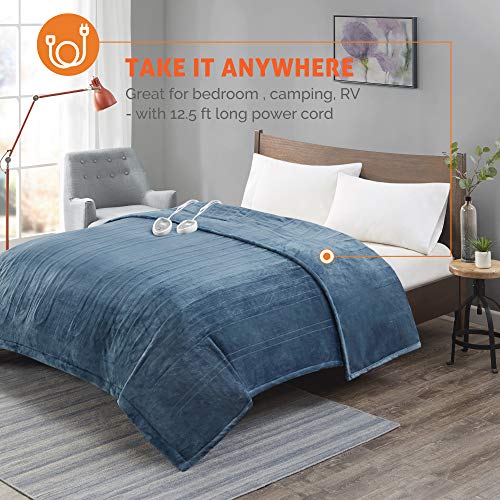 Degrees of Comfort California King Electric Blanket with Dual Controls, Heated Blanket for Bed